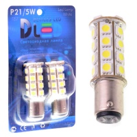 Светодиодная автолампа P21/5W - 1157 - 30 SMD 5050 (2шт.)