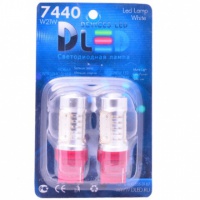 Светодиодная автомобильная лампа DLED W21W - 7440 11W + Линза CREE (2шт.)